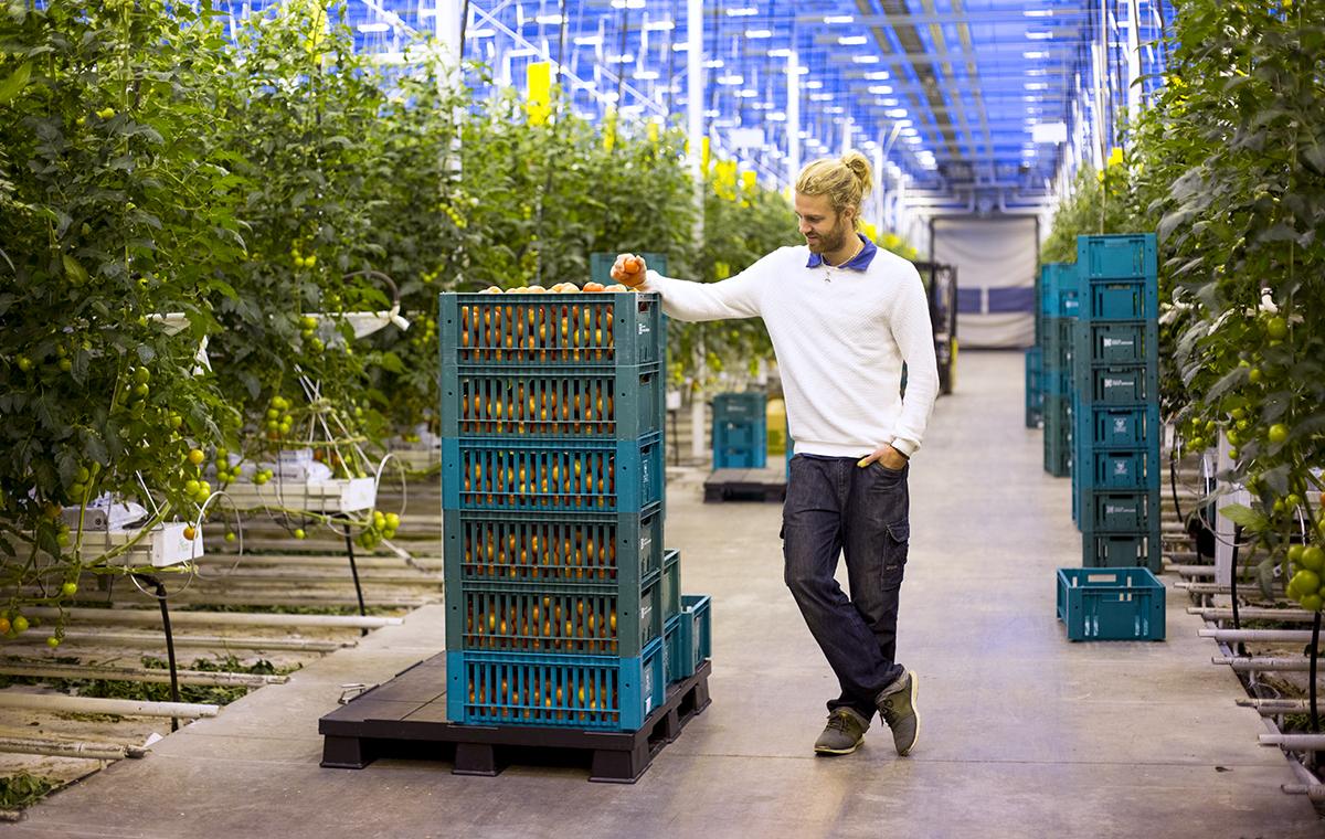 Victor ser till att produktionen går som den ska på Bigro